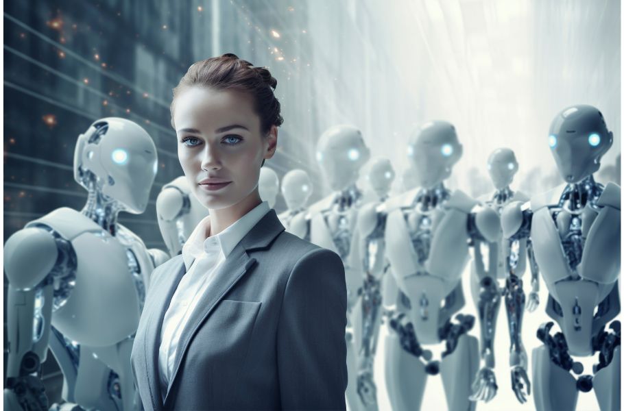 Balance between employees and artificial intelligence